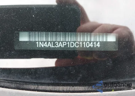2013 Nissan Altima 2.5 Sv from USA, damaged, VIN 1N4AL3AP1DC110414